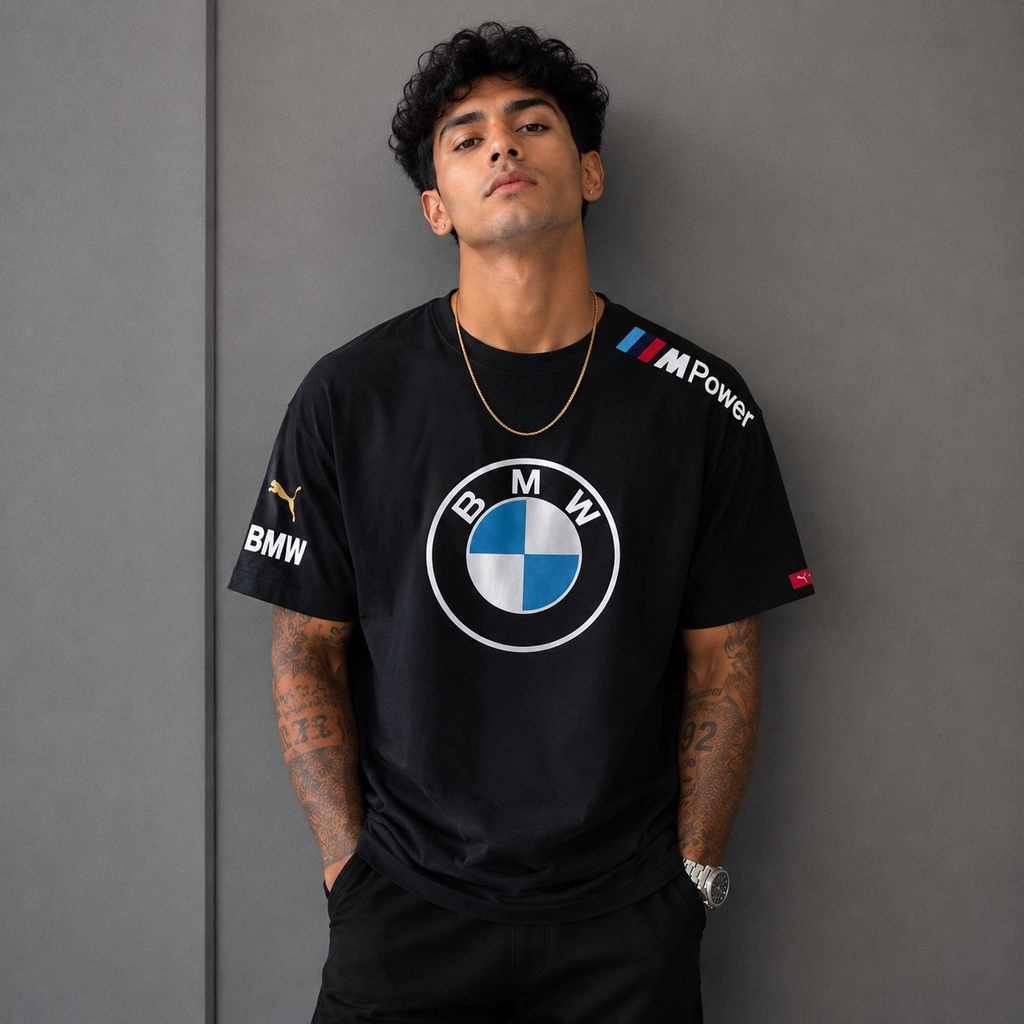 🏁 M-Power Signature Oversized T-Shirt BLACK