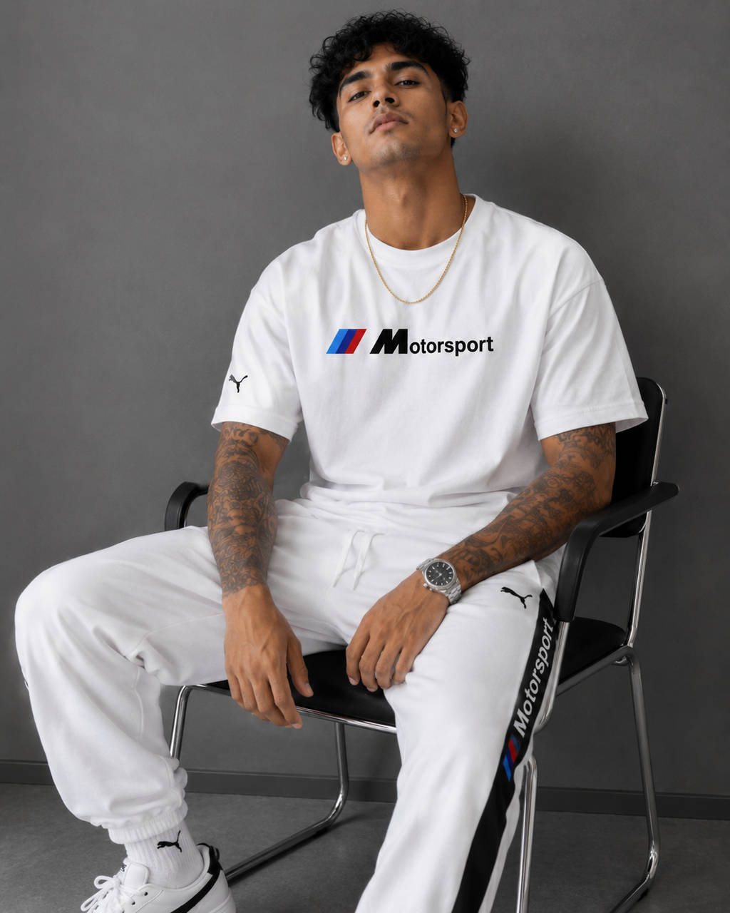 🏁 M-Shift Motorsport Oversized T-Shirt white