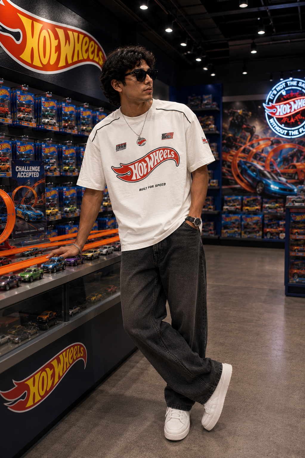 HOT WHEELS BUILT FOR SPEED OVERSIZED T-SHIRT