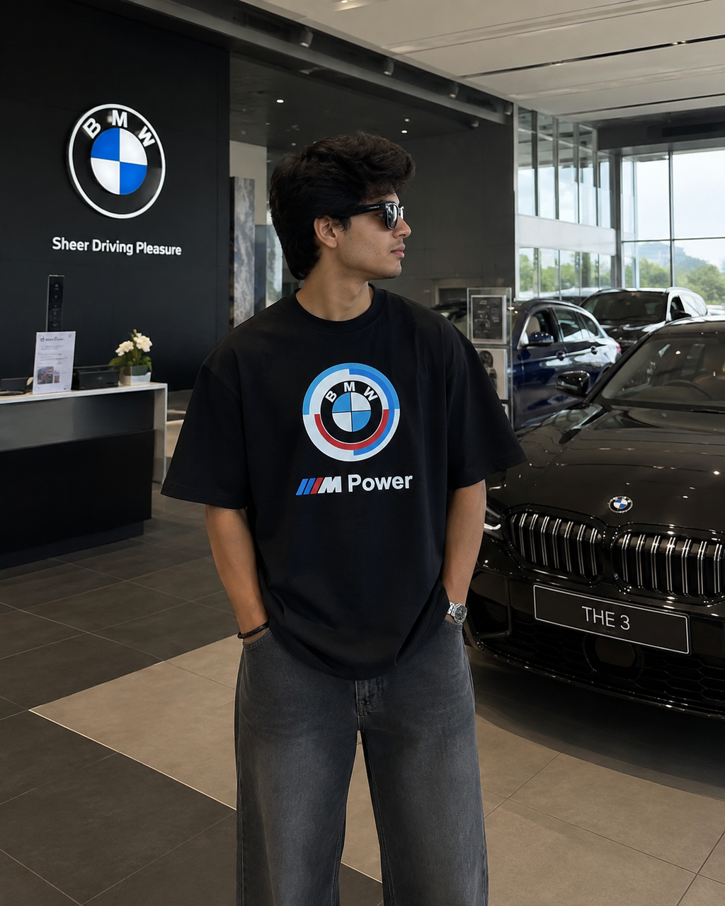BMW M POWER HERITAGE OVERSIZED T-SHIRT – BLACK