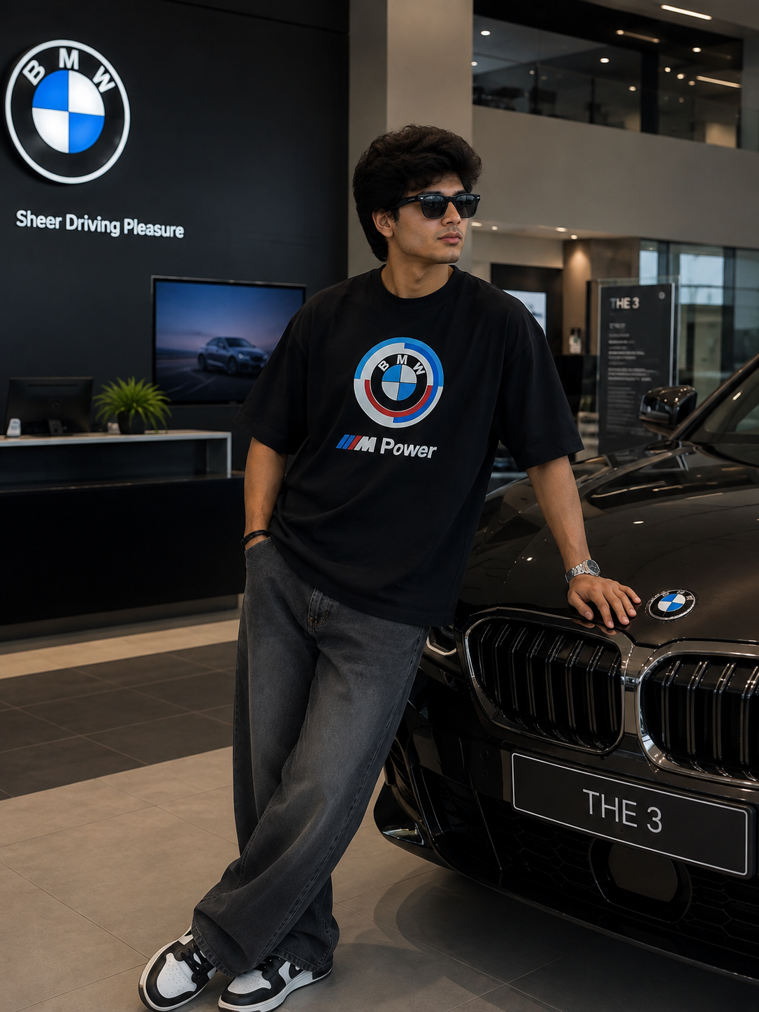 BMW M POWER HERITAGE OVERSIZED T-SHIRT – BLACK