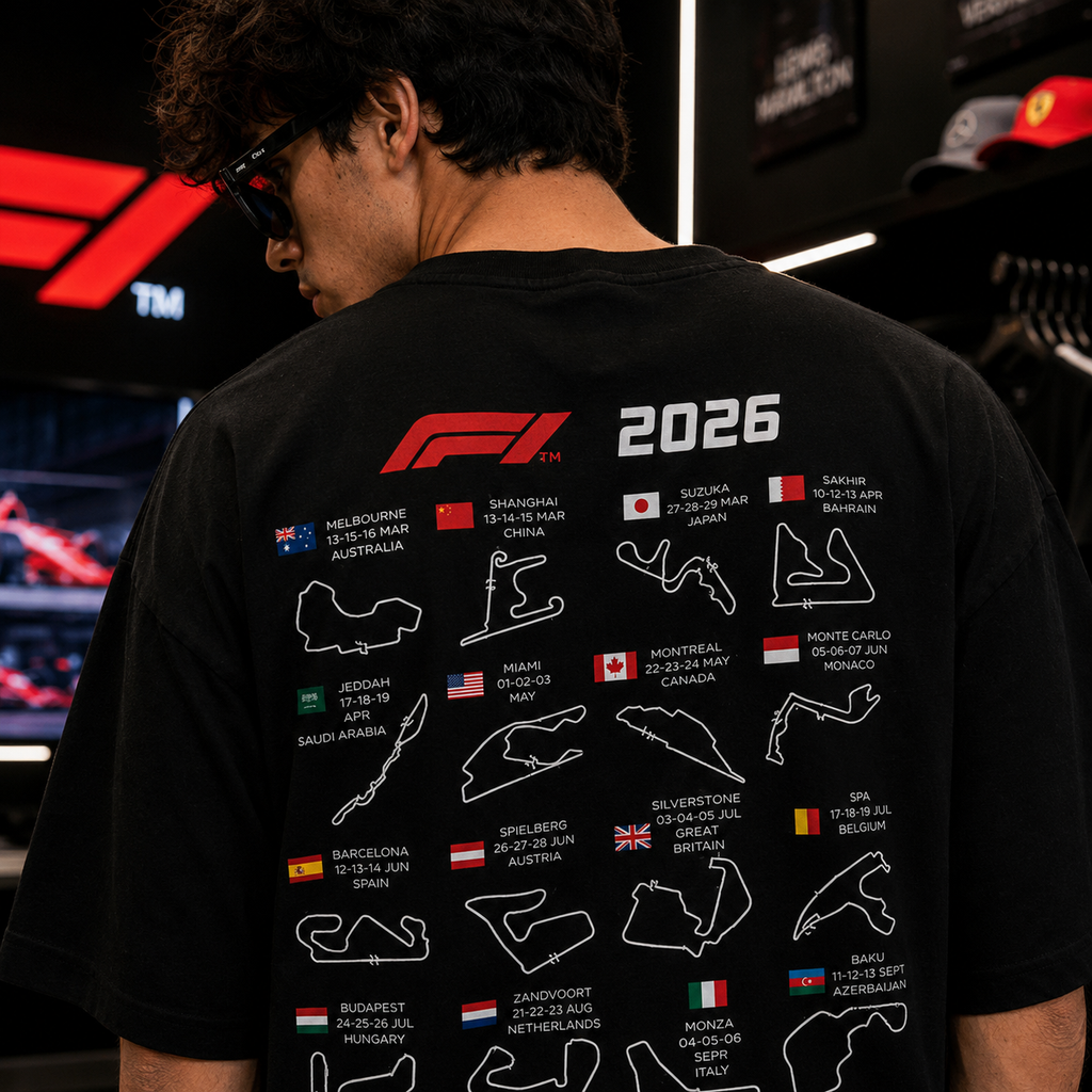F1 2026 OVERSIZED T-SHIRT | PREMIUM MOTORSPORT STREETWEAR