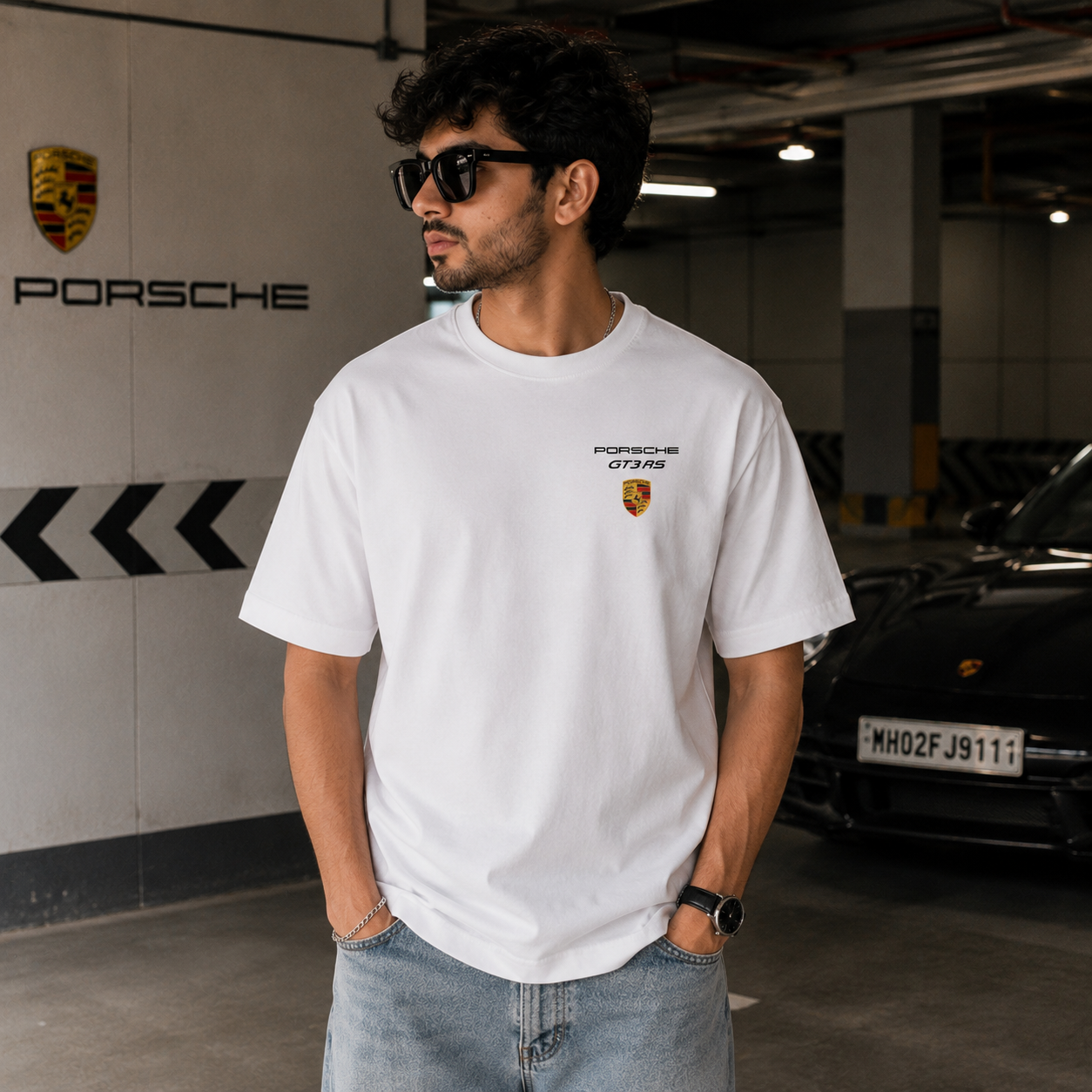Porsche GT3 RS Legacy Tee – White