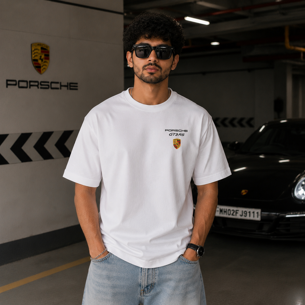 Porsche GT3 RS Legacy Tee – White