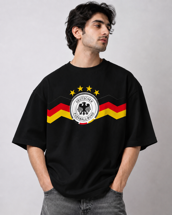 Germany Heritage Oversized T-Shirt – Black Edition