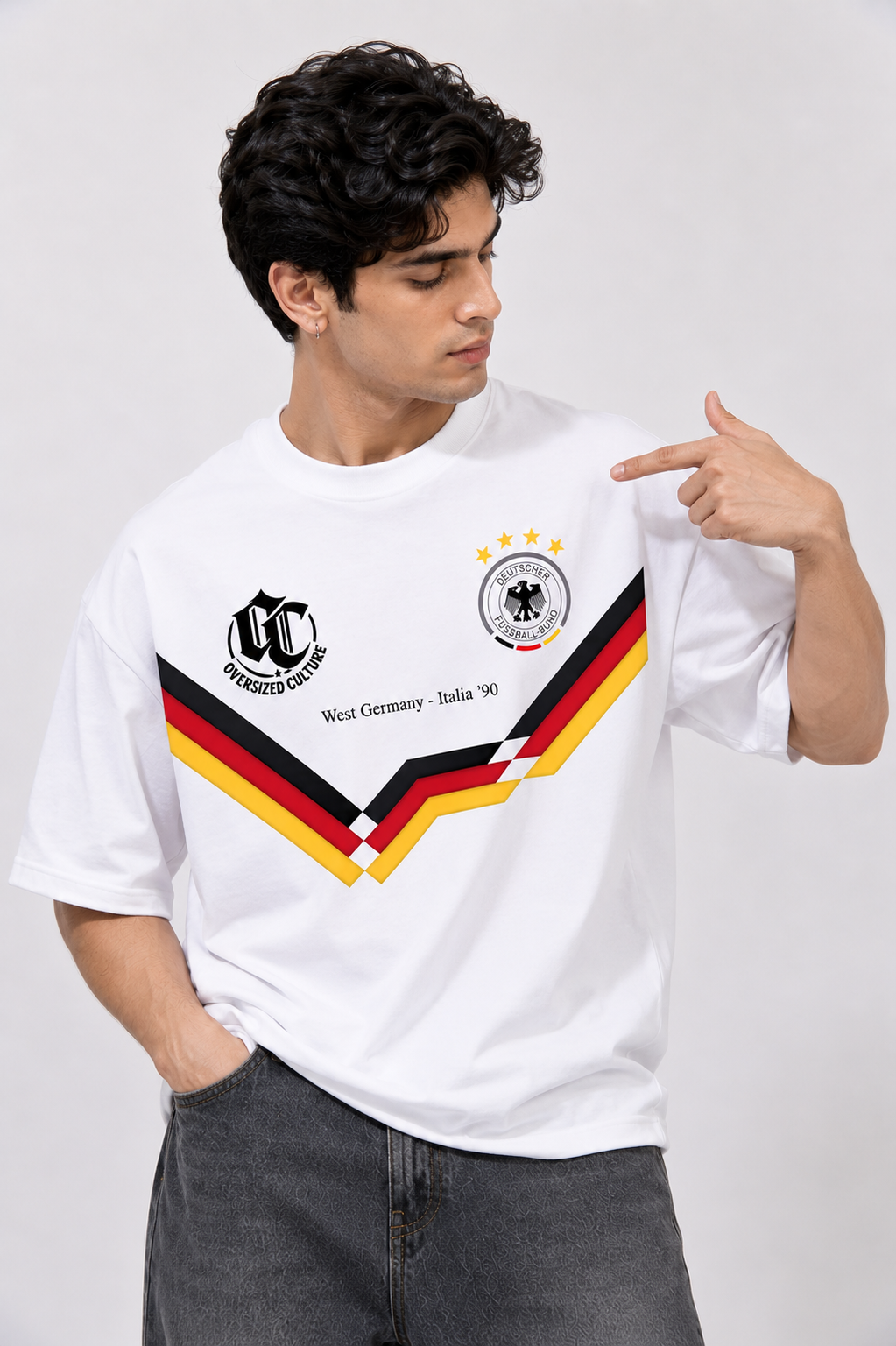 Germany '90 Legacy Oversized T-Shirt – White dition