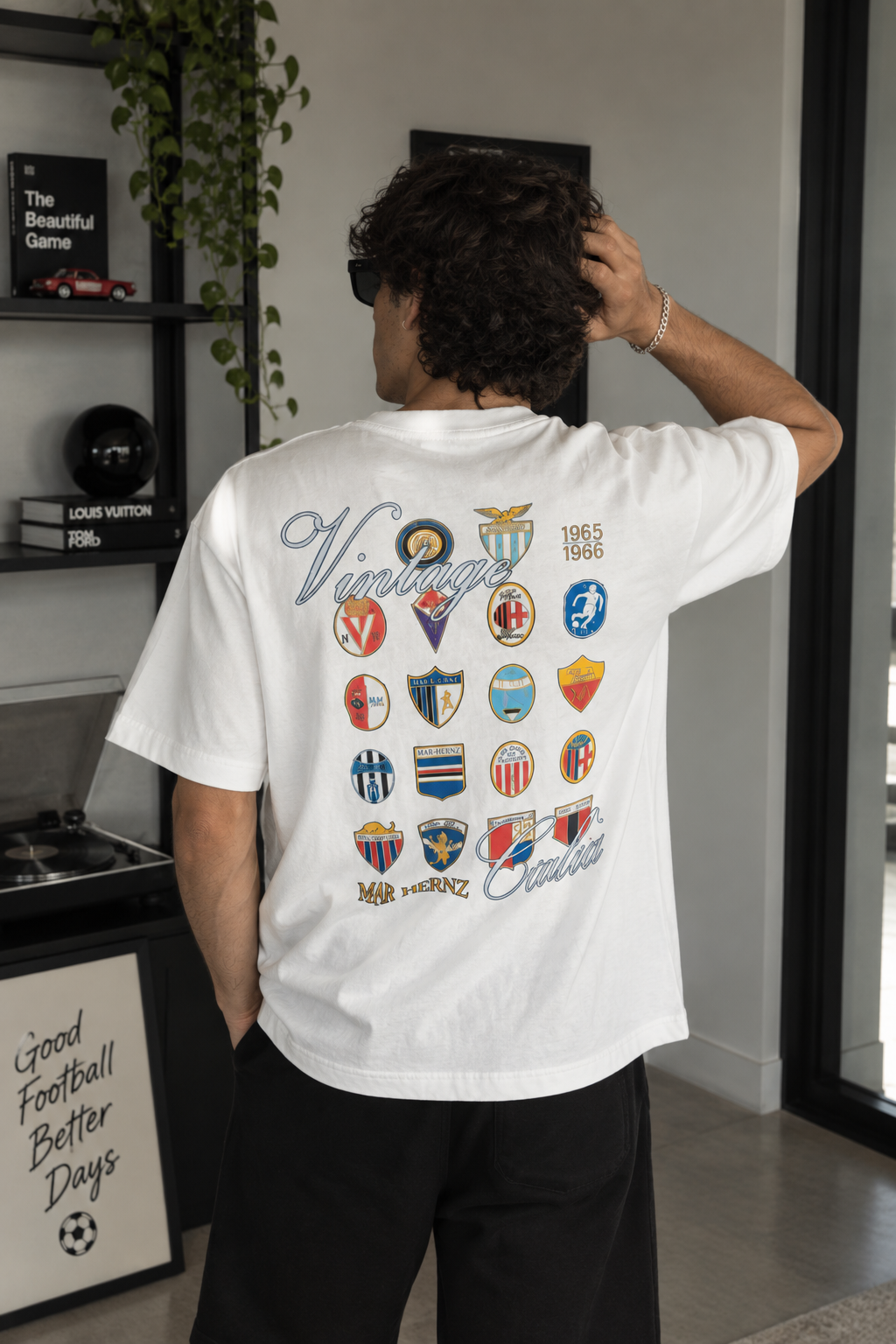 Vintage Calcio Oversized Tee