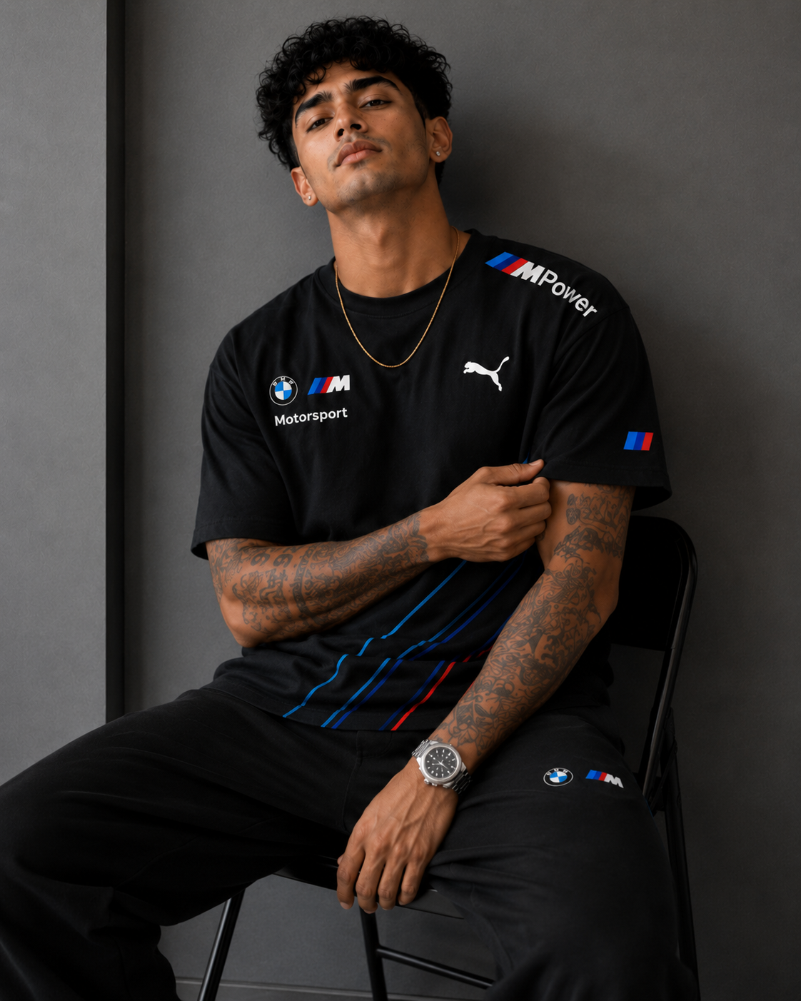 🏁 Shadow Apex Motorsport Oversized T-Shirt black