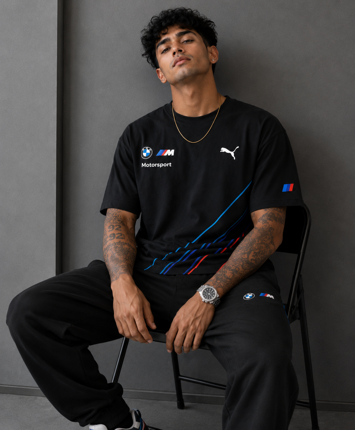 🏁 Shadow Apex Motorsport Oversized T-Shirt black