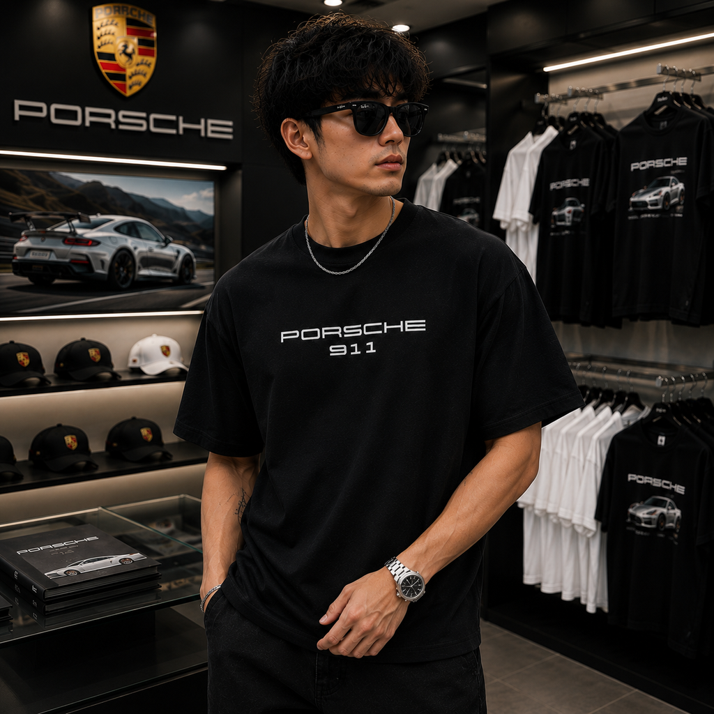 911 GT3 RS – Apex Heritage Oversized Tee - 240 GSM