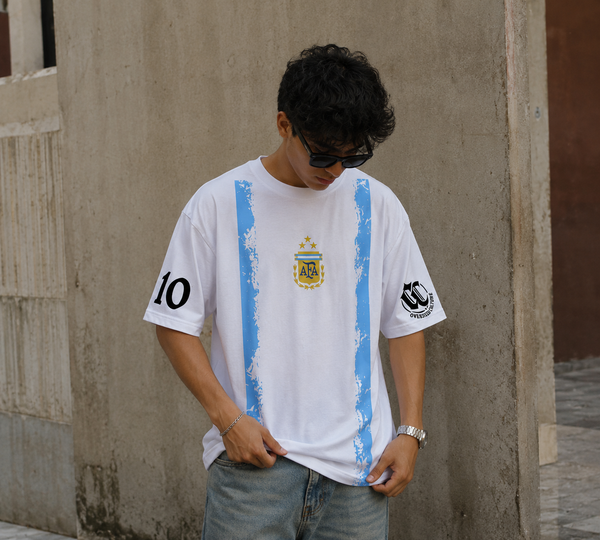 Argentina No.10-W Oversized T-Shirt