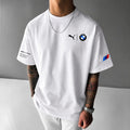 BMW Motorsport Vertical Stripe T-Shirt – White