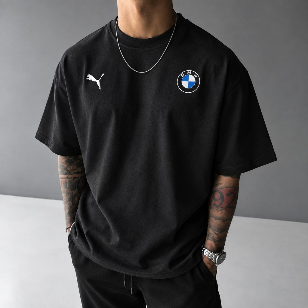BMW M Heritage Minimal T-Shirt – Black