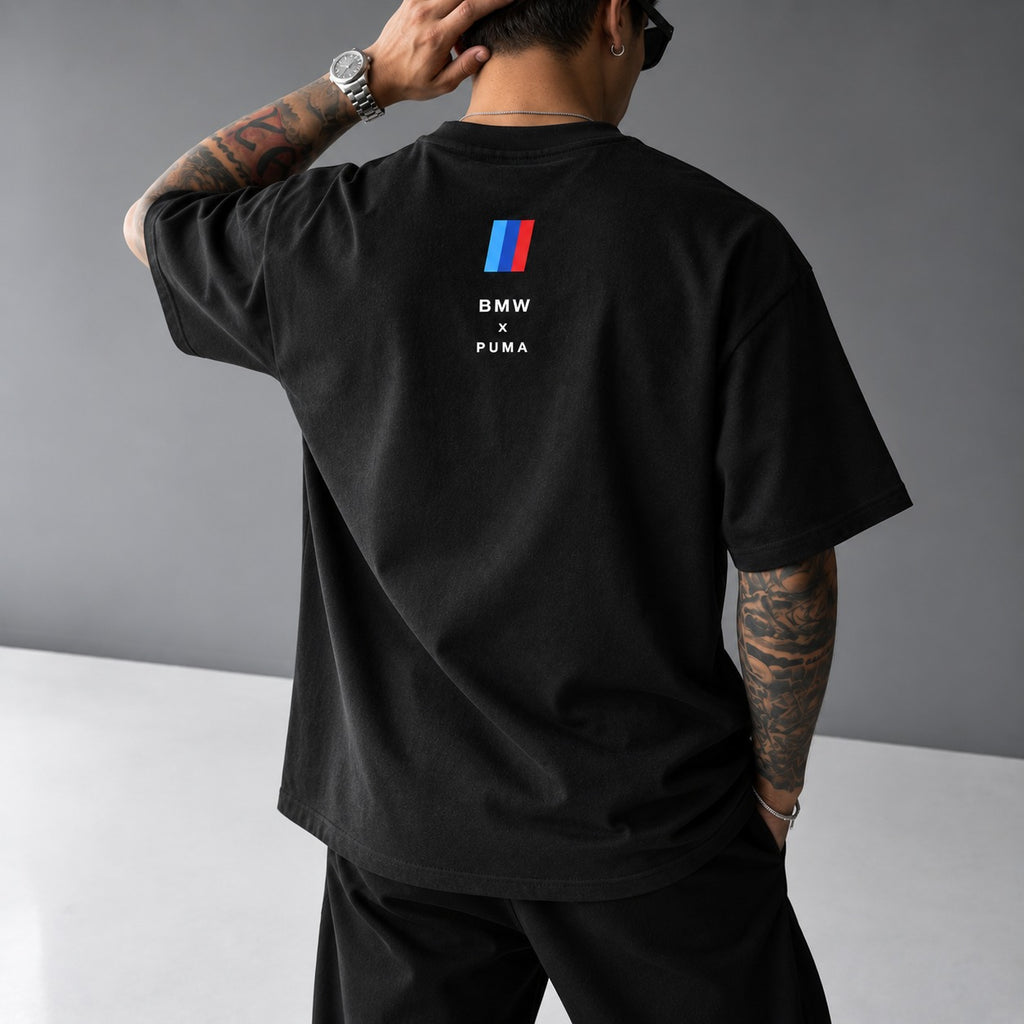 BMW M Heritage Minimal T-Shirt – Black