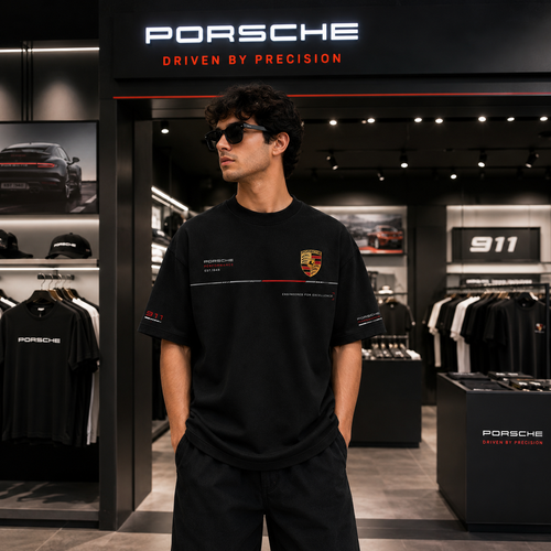 *COMBO OFFER*
Porsche 911 Heritage Black + Porsche 911 Oversized Tee Black