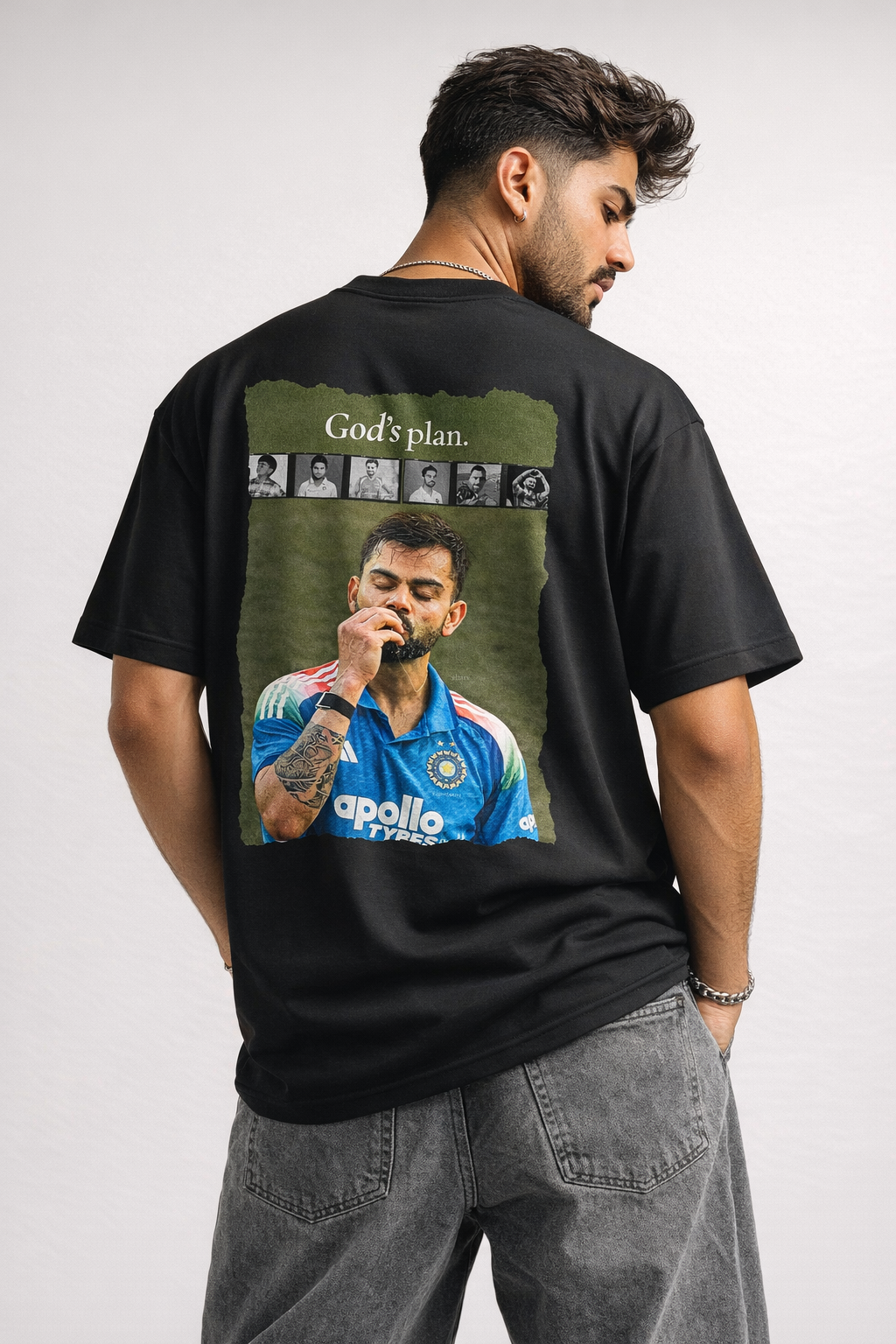God’s Plan Oversized Boxy Fit T-Shirt