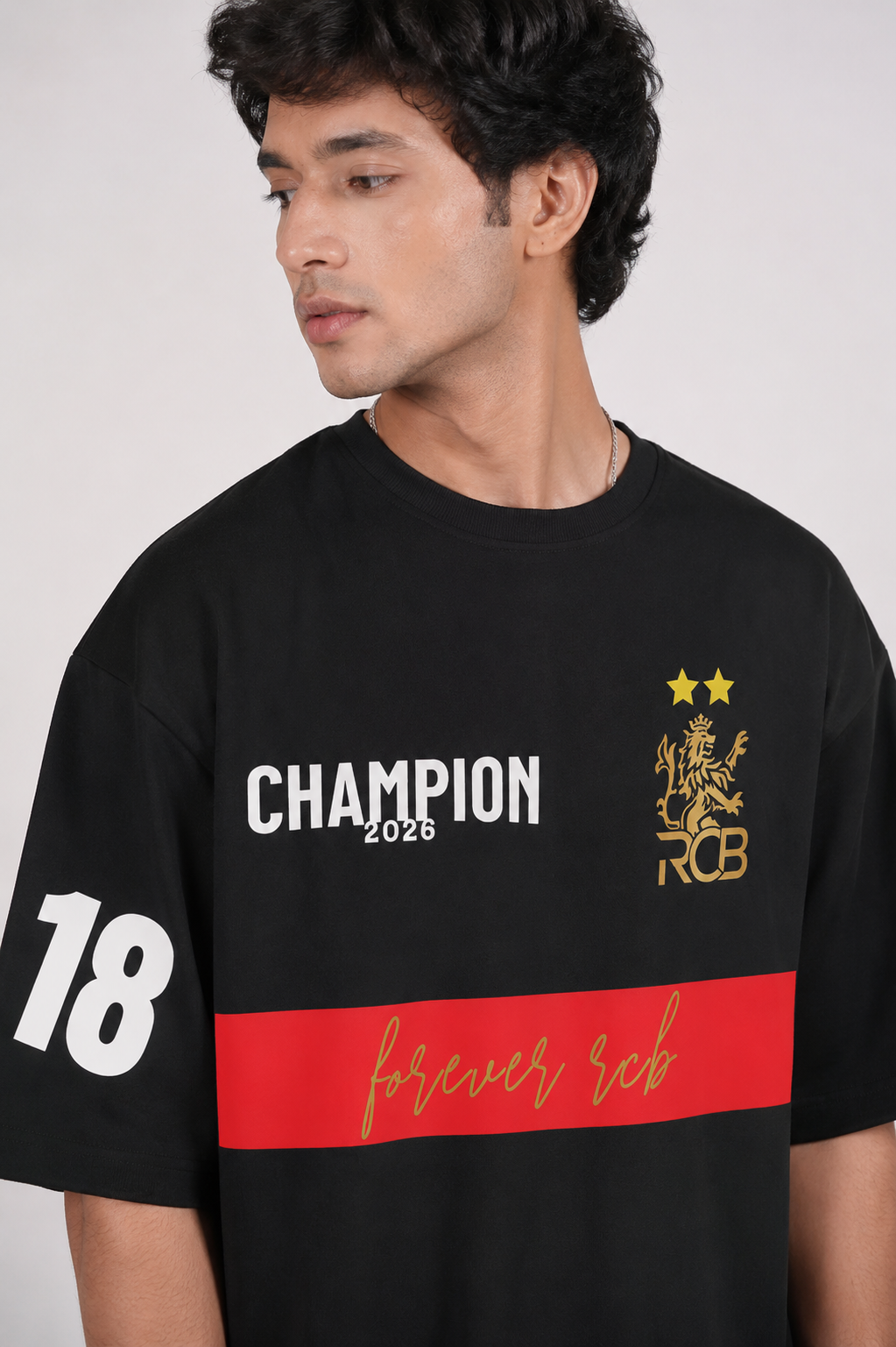 Champion Heritage Oversized T-Shirt – Black Edition