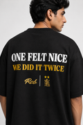 Champion Heritage Oversized T-Shirt – Black Edition