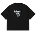 Messi No.10 Oversized T-Shirt – Black Edition
