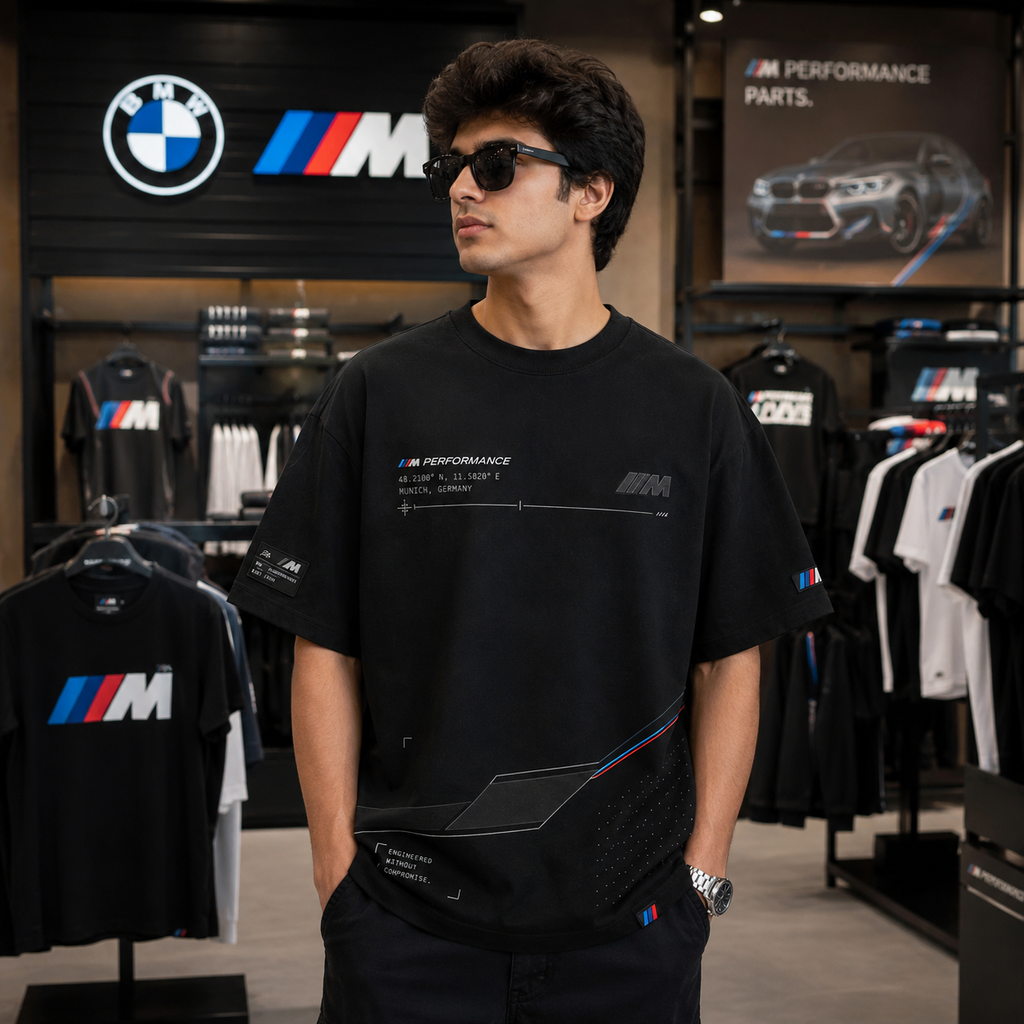 *COMBO OFFER*
BMW M Performance Oversized + Porsche 911 Performance Engineered - Black
